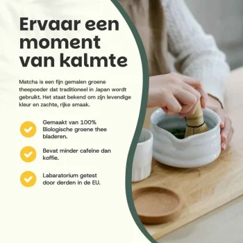 Discount Cupplement 10% Korting | Combideal Matcha Thee Poeder Biologisch