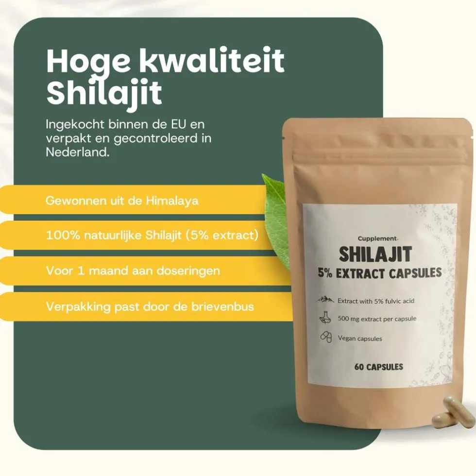 10-korting-cupplement-combide-fnuknlfk-4.webp Outlet Cupplement 10% Korting | Combideal Shilajit Extract (5%) Capsules 500 Mg