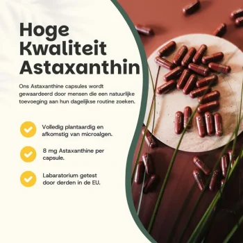 Discount Cupplement 20% Korting | Astaxanthine Capsules 8 Mg