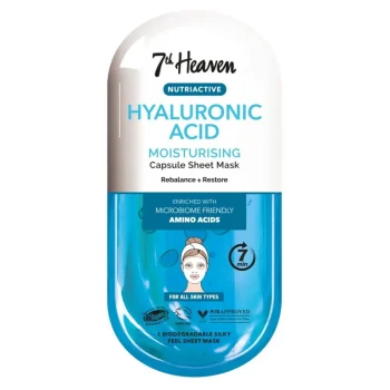New 7th Heaven Nutriactive Hyaluronic Acid Moisturising Sheet Mask