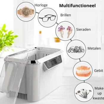 Best Activeshop Professionele Ultrasoon Reiniger Reinigingsapparaat Voor Brillen Sieraden Horloge En Make-up Kwasten
