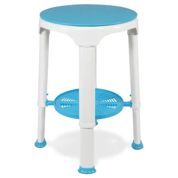 New Aidapt Douchekruk Met Draaibare Zitting En Opbergplank