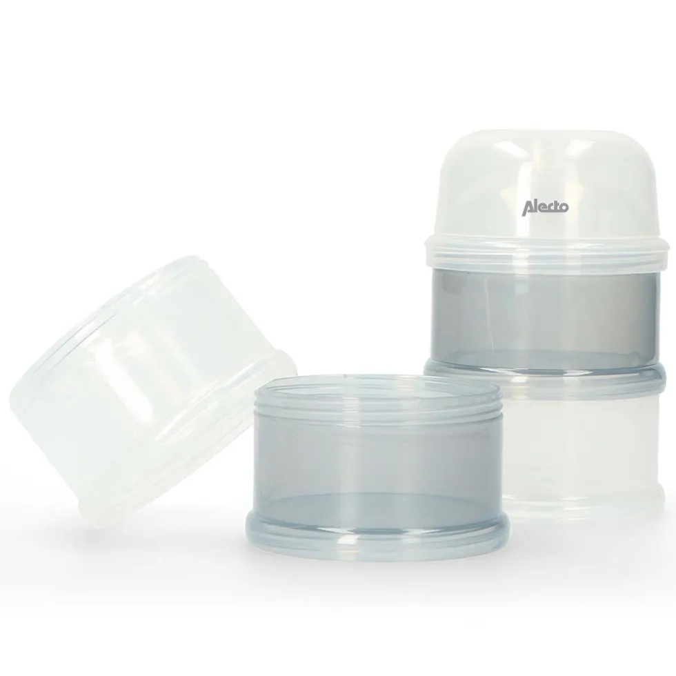 alecto-bf-4-melkpoedertoren-jTatARfG-2.webp Sale Alecto BF-4 - Melkpoedertoren, 4 Grote Stapelbare Bakjes , Verdeeltuit, Wit/grijs