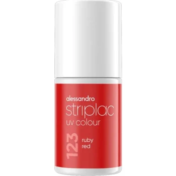 Clearance Alessandro Striplac UV Colour 123 Ruby Red Nagellak