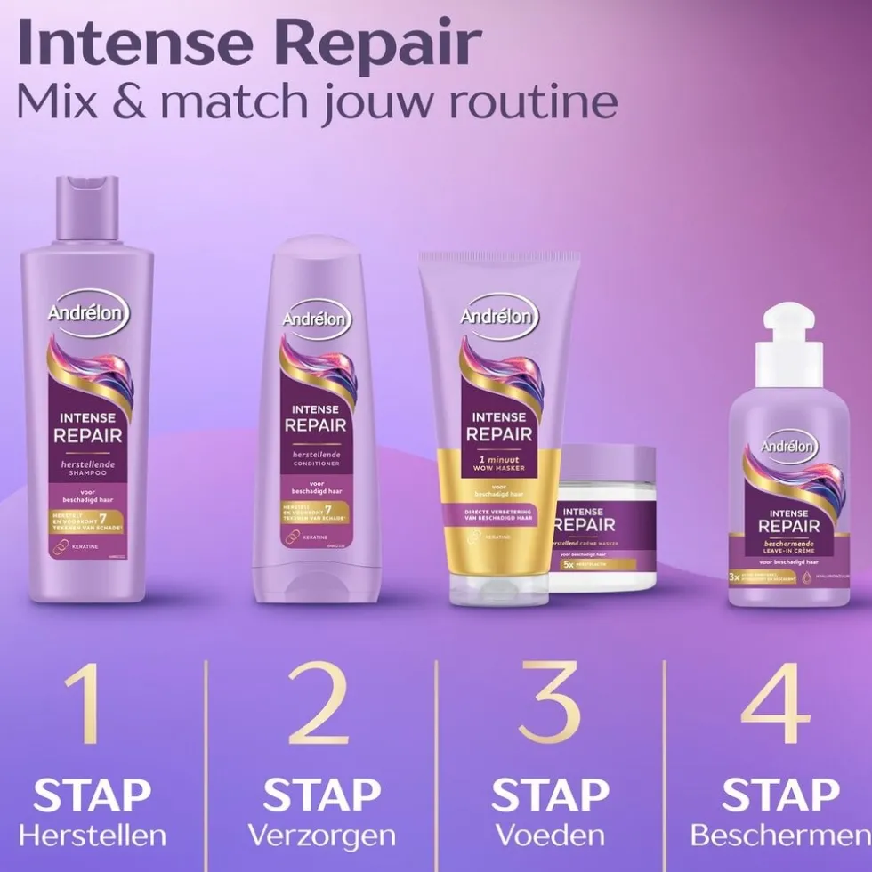 andrlon-intense-repair-1-minuu-VtFwBCOz-5.webp Clearance Andrelon Andrélon Intense Repair 1 Minuut Wow Haarmasker