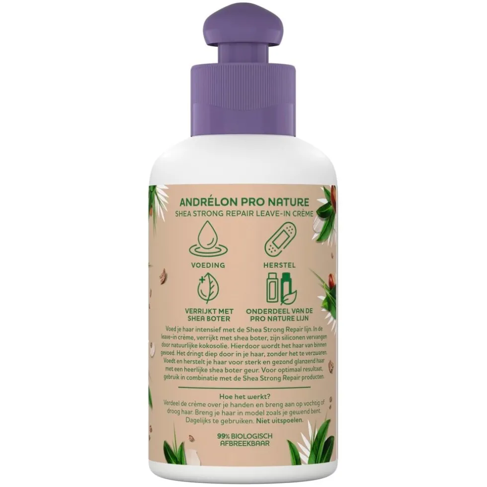 andrlon-pro-nature-shea-strong-hwdagRyP-1.webp Outlet Andrelon Andrélon Pro Nature Shea Strong Repair Leave-In Crème