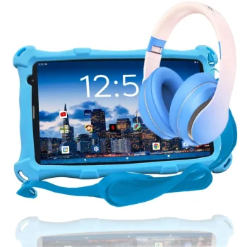 Best AngelTech Kinderpakket PRO MAX - Kindertablet + Kinderkoptelefoon