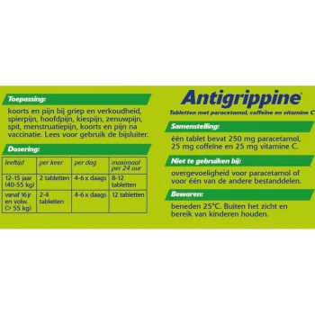 New Antigrippine Tabletten