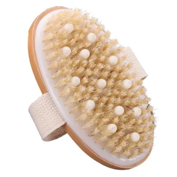 Sale Badborstel Massagekop Met Messing Knoppen Voor Scrubben