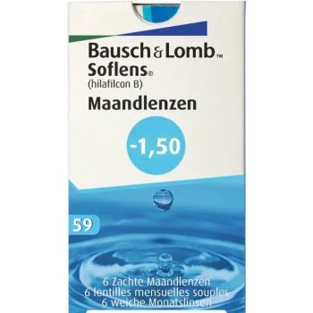 Discount Bausch & Lomb -1.50 Maandlenzen