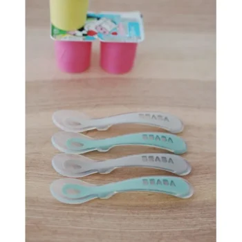 New Beaba Set Van 4 Siliconenlepels