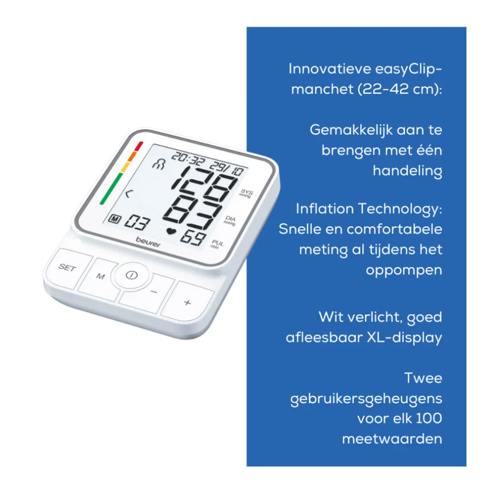 beurer-bm-51-easyclip-bloeddru-oJbghEZM-1.webp Discount Beurer BM 51 EasyClip Bloeddrukmeter Bovenarm
