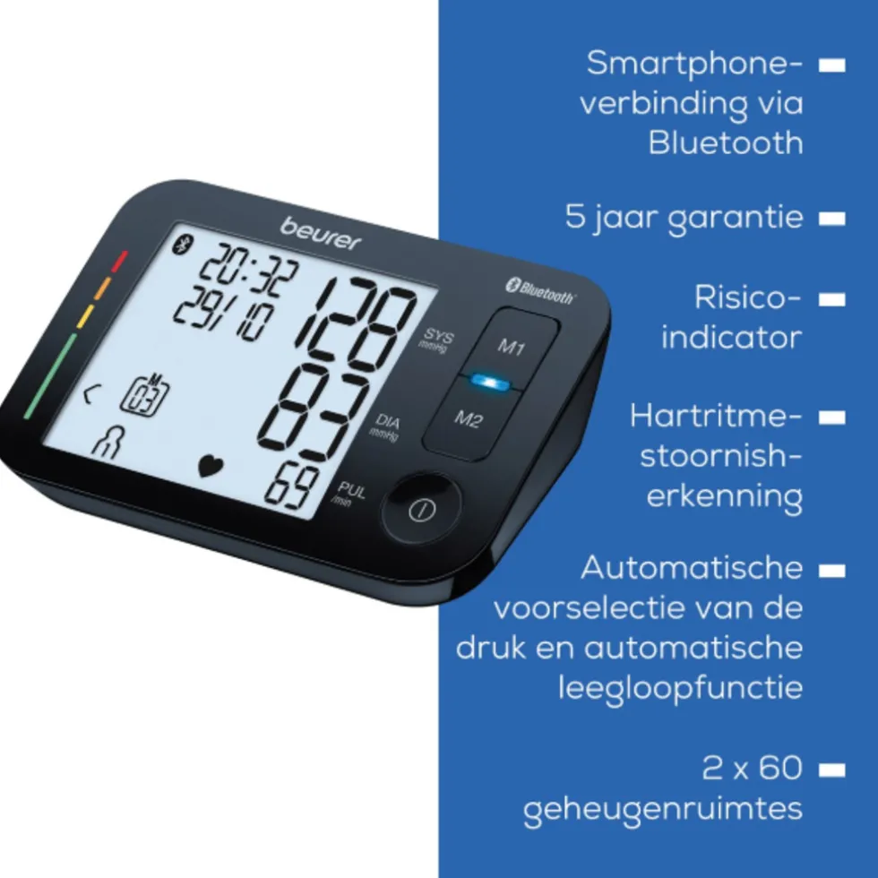 beurer-bm-54-bluetooth-bloeddr-DRCoZGSC-2.webp Discount Beurer BM 54 Bluetooth® Bloeddrukmeter Bovenarm
