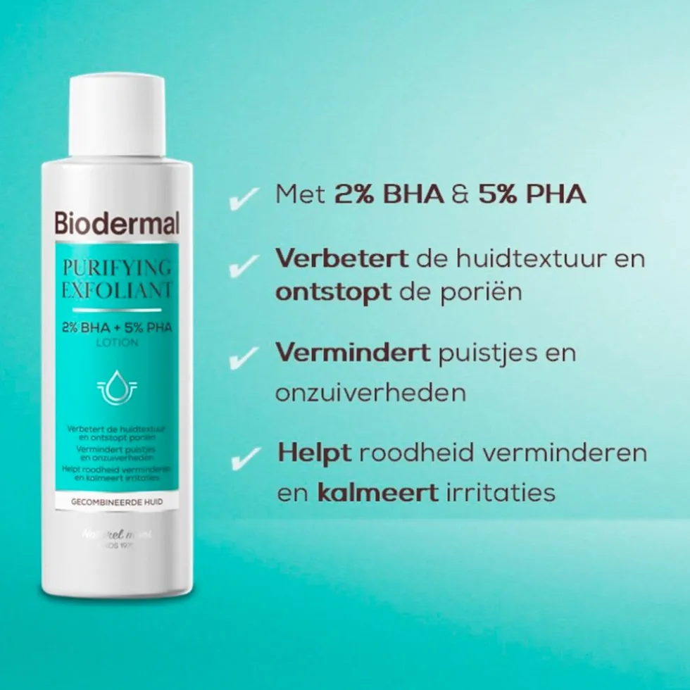 biodermal-purifying-exfoliant-fESWRYgS-1.webp New Biodermal Purifying Exfoliant 2% BHA + 5% PHA Lotion