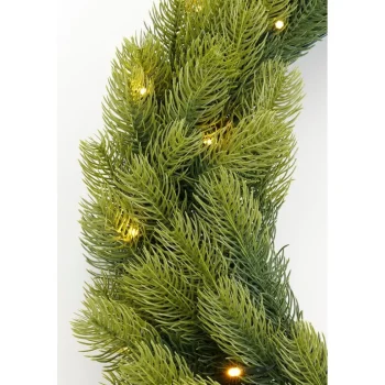 Hot Black Box Trees Kerstkrans Verlicht