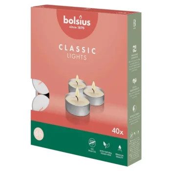 Hot Bolsius Classic Lights 6-Uur Waxinelichtjes
