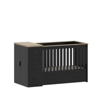 Hot Born Lucky Combi Ledikant Memphis Eiken Met Matras