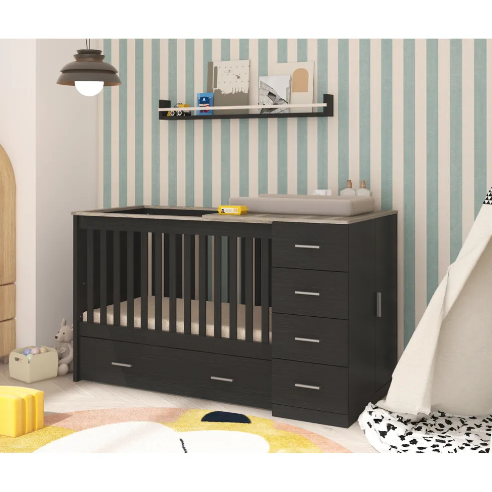 born-lucky-combi-ledikant-memp-zPHiATBc-4.webp Hot Born Lucky Combi Ledikant Memphis Eiken Met Matras