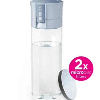Sale BRITA Waterfilterfles Vital 0.6L Lichtblauw Inclusief 2 MicroDisc Single Unit