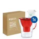 Clearance BRITA Waterfilterkan Marella Cool 2.4L Rood Incl. 1 MAXTRA PRO ALL-IN-1 Waterfilterpatroon