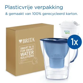 Discount BRITA Waterfilterkan Marella Cool 2.4L Blauw Incl. 1 MAXTRA PRO ALL-IN-1 Filterpatroon
