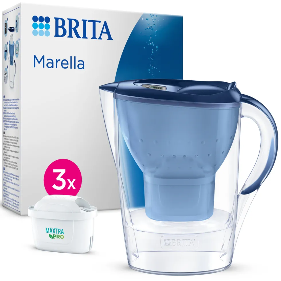brita-waterfilterkan-marella-c-ZoAKddfr-0.webp Discount BRITA Waterfilterkan Marella Cool 2.4L Blauw Incl, 3 MAXTRA PRO Waterfilterpatroon
