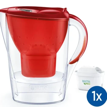 Clearance BRITA Waterfilterkan Marella Cool 2.4L Rood Incl. 1 MAXTRA PRO
