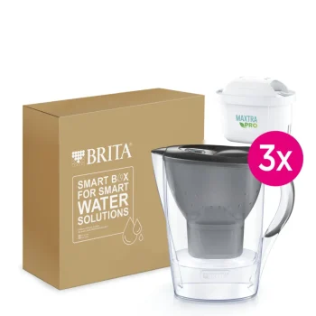New BRITA Waterfilterkan Marella Cool 2.4L Grijs Incl. 3 MAXTRA PRO ALL-IN-1 Filterpatroon