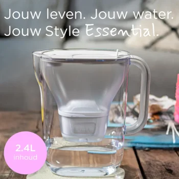 Outlet BRITA Waterfilterkan Style Essential Wit (2,4L) Incl. 3x MAXTRA PRO Pure Performance