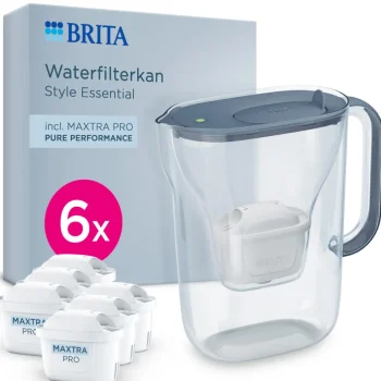 Fashion BRITA Waterfilterkan Style Essential Blauw (2,4L) Incl. 6x MAXTRA PRO Filters
