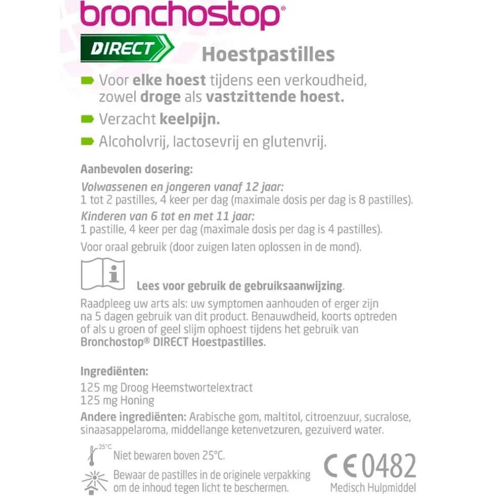 bronchostop-direct-hoestpastil-hGPmvDHE-3.webp Clearance Bronchostop Direct Hoestpastilles Met Honing