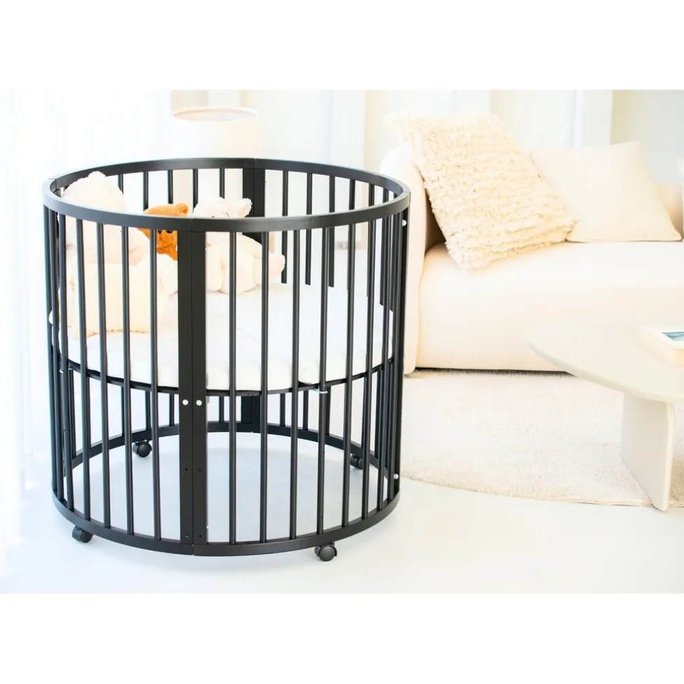 buxibo-baby-box-grondbox-speel-ycUiKkvA-2.webp New Buxibo Baby Box Grondbox Speelbox Playpen Kinderbox Rond Inclusief Matras