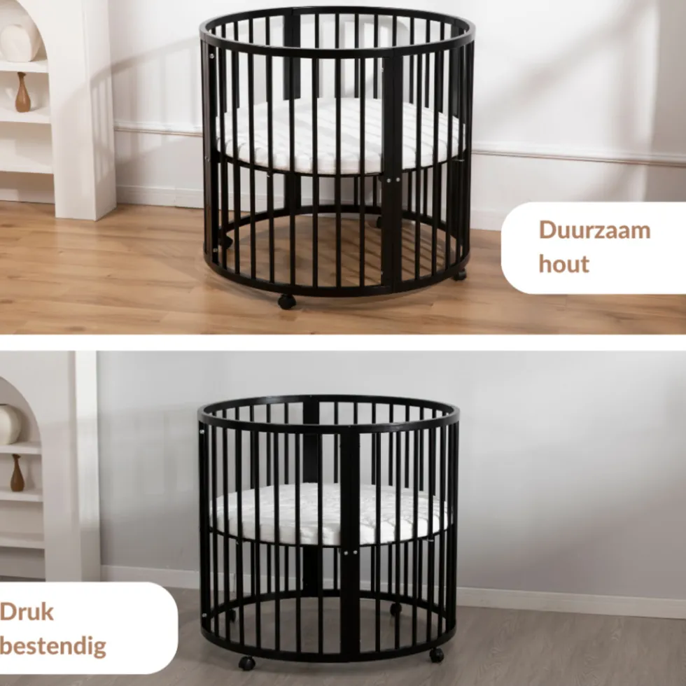 buxibo-baby-box-grondbox-speel-ycUiKkvA-4.webp New Buxibo Baby Box Grondbox Speelbox Playpen Kinderbox Rond Inclusief Matras