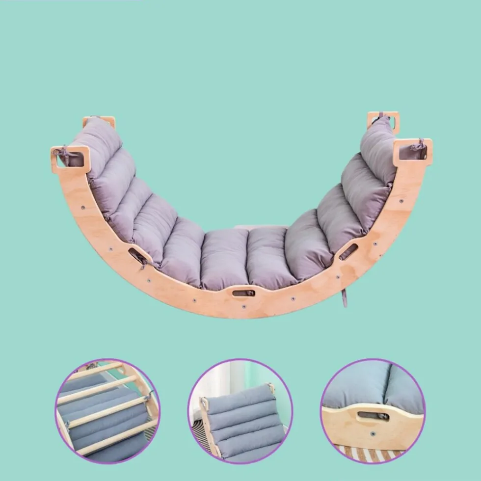 buxibo-houten-klimbrugklimboog-dherUjyH-4.webp Online Buxibo Houten Klimbrug/Klimboog XXL Montessori Klimrek Inclusief Kussen