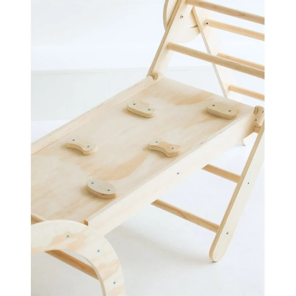 buxibo-mini-houten-klimrek-met-fXvALzQg-2.webp Online Buxibo Mini Houten Klimrek Met Klimboog & Klimhelling Met Glijbaan Montessori Speelgym