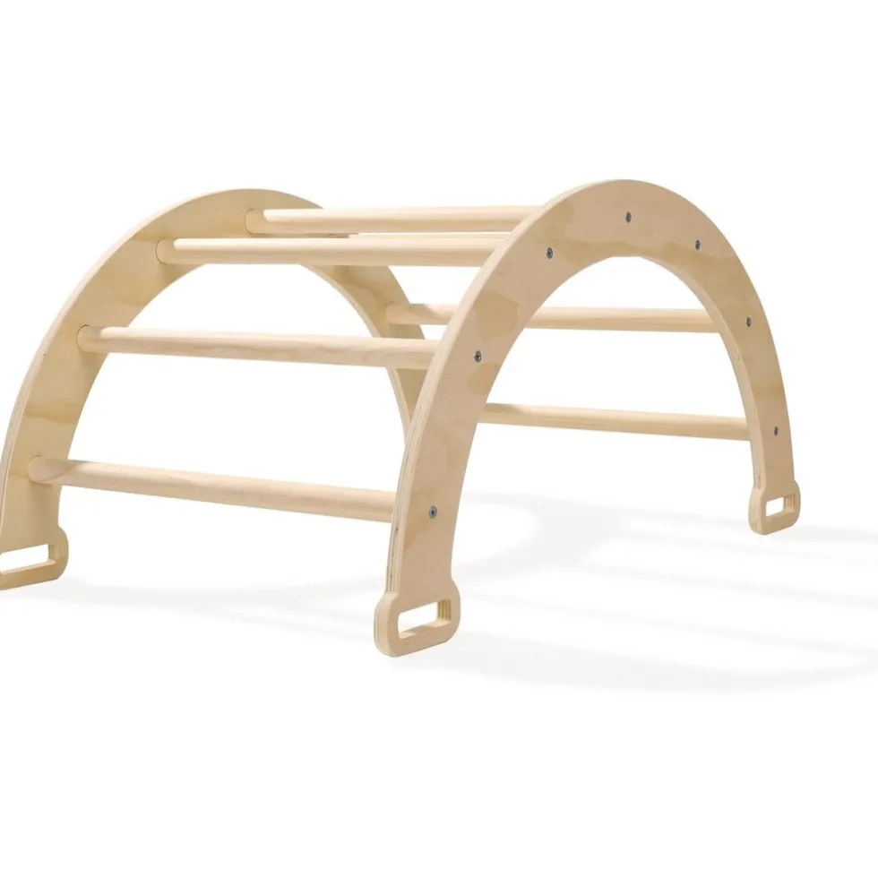 buxibo-mini-houten-klimrek-met-fXvALzQg-4.webp Online Buxibo Mini Houten Klimrek Met Klimboog & Klimhelling Met Glijbaan Montessori Speelgym