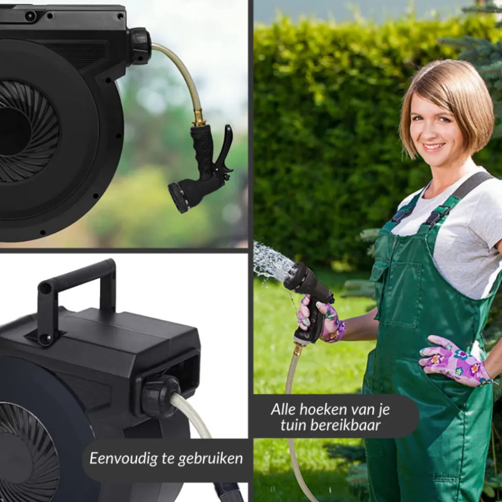 buxibo-wandslangenbox-tuinslan-kqIaYYbk-1.webp Fashion Buxibo Wandslangenbox Tuinslang Met Haspel 9 Sproei Standen Slangenhouder 180° Draaibaar