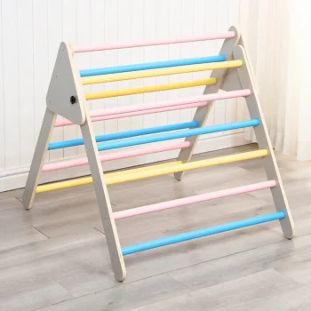 Fashion Buxibo XXL Klimrek Opvouwbare Driehoek Klimboog Helling Met Glijbaan Montessori