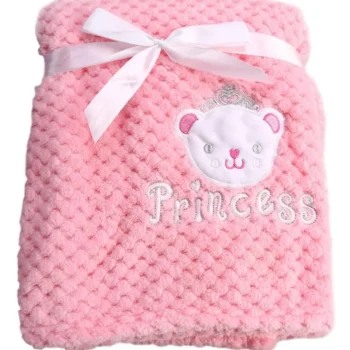 Best Cangaroo Roze Freya Princess 75 X 105 Cm Wiegdeken