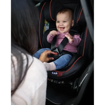Sale Carkids I-Size Autostoeltje Darcy 360° Draaibaar 40-150cm Isofix Zwart/Rood