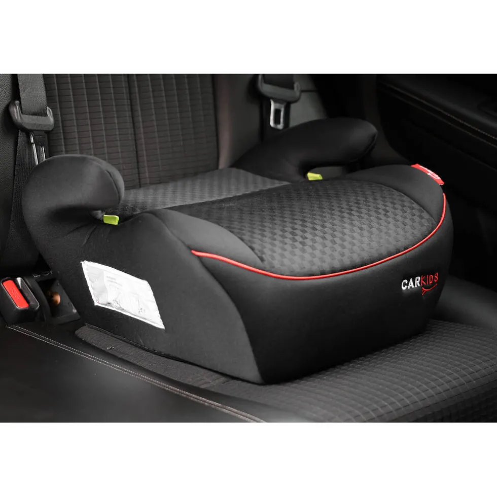 carkids-i-size-zitverhoger-ale-MHGDTNrO-1.webp Discount Carkids I-Size Zitverhoger Alex 125-150cm Zwart/Rood