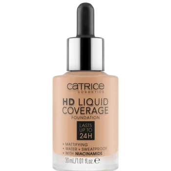 New Catrice HD 040 Warm Beige Liquid Coverage Foundation