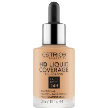 New Catrice HD 34 Medium Beige Liquid Coverage Foundation
