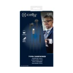 Outlet Celly Oordopjes Stereo USB-C Zwart