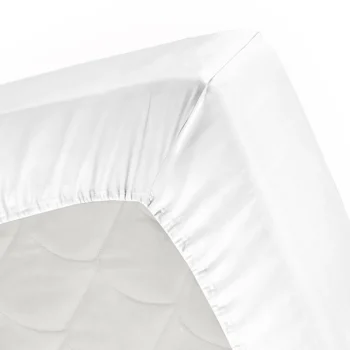 Outlet Cinderella Hoeslaken Jersey Stretch 30cm Hoge Hoek - White 160x200cm