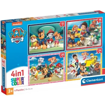 Best Paw Patrol Clementoni 4-in-1 Puzzel