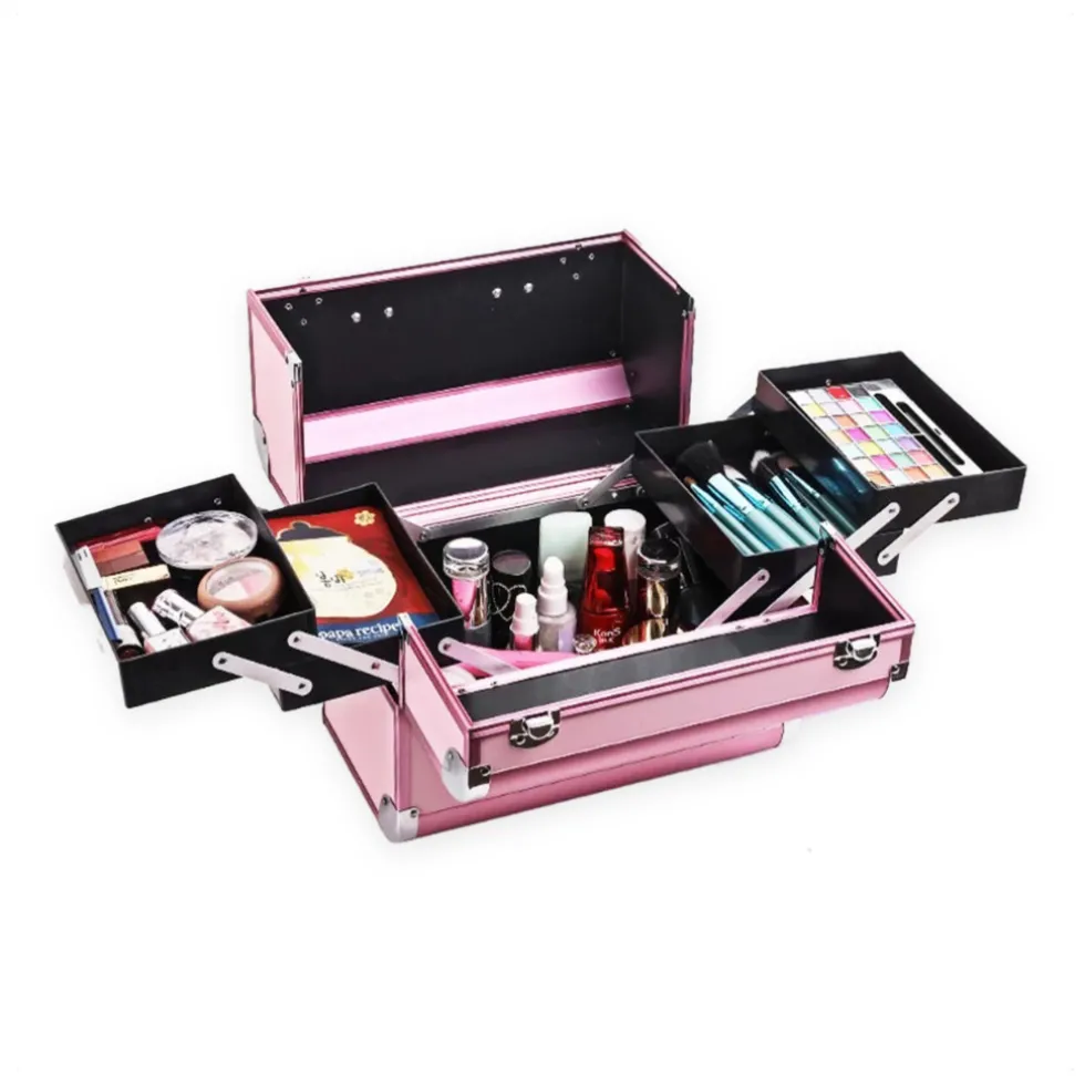 confibel-opvouwbare-cosmetica-HxzGvwAJ-0.webp Sale Confibel Opvouwbare Cosmetica Koffer 5 Opbergvakken Beauty Case
