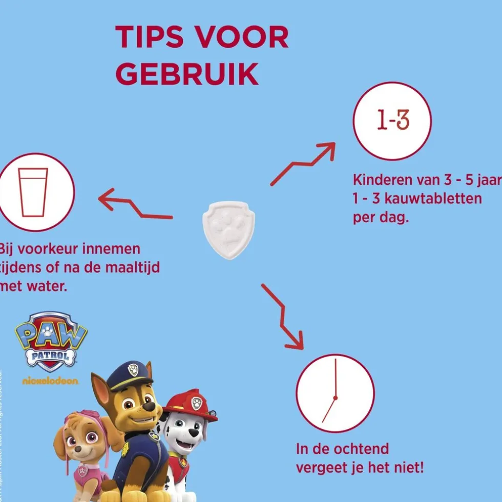 dagravit-kids-xtra-paw-patrol-gGvLiGnX-4.webp Outlet Dagravit Kids-Xtra Paw Patrol 3-5 Jaar Kauwtabletten