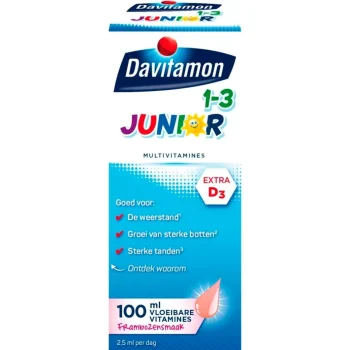 Discount Davitamon Junior 1+ Framboos Vloeibare Vitaminen