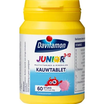 Discount Davitamon Junior 3+ Framboos Kauwtabletten